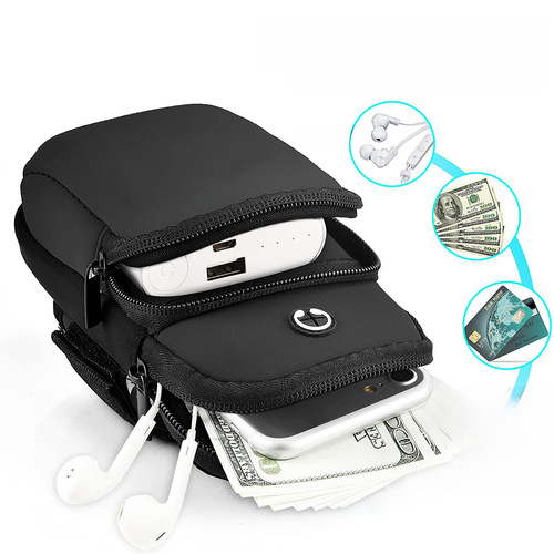 Outdoor sports fitness phone arm bag waterproof arm bag for men and women marathon sports phone bag wrist bag gift