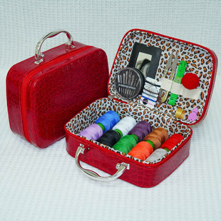 Sewing Box Wedding Dowry Dowry Sewing Set Household Sewing Kit Tools Sewing Daily Necessities Portable Storage Box