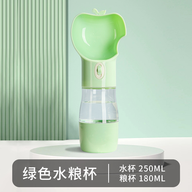 Pet walking taza al aire libre perro fuera de viaje portátil perro tazón de agua de gran capacidad taza de comida al por mayor