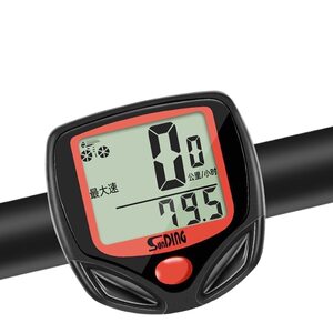 自転車用サイクルコンピューター 有線式 576B 走行記録に便利なモデル