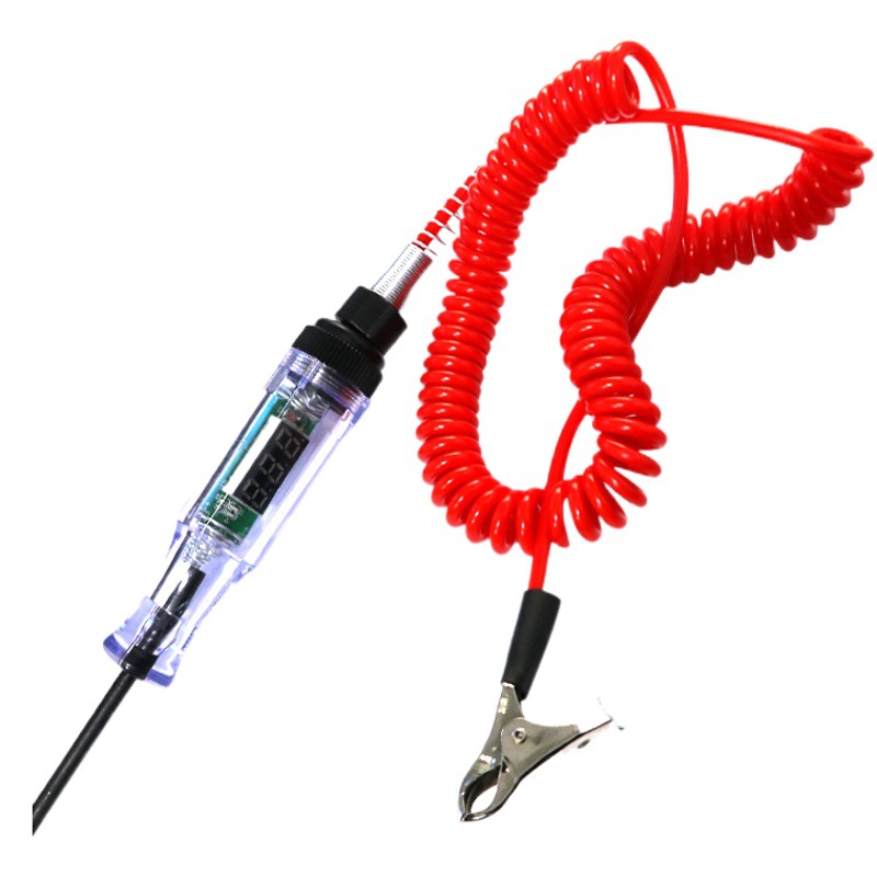 Circuito de reparación de coches pantalla digital pluma eléctrica línea de reparación pluma de prueba de inducción pluma eléctrica del coche lámpara de prueba 2,5-32V