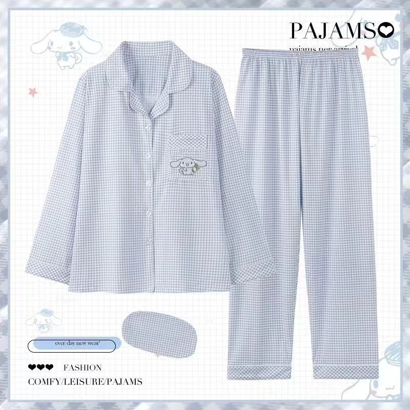 工場卸売りpyjamas日系アニメ布丁犬パジャマ女春秋綿長袖長ズボンカバー対外貿易|undefined