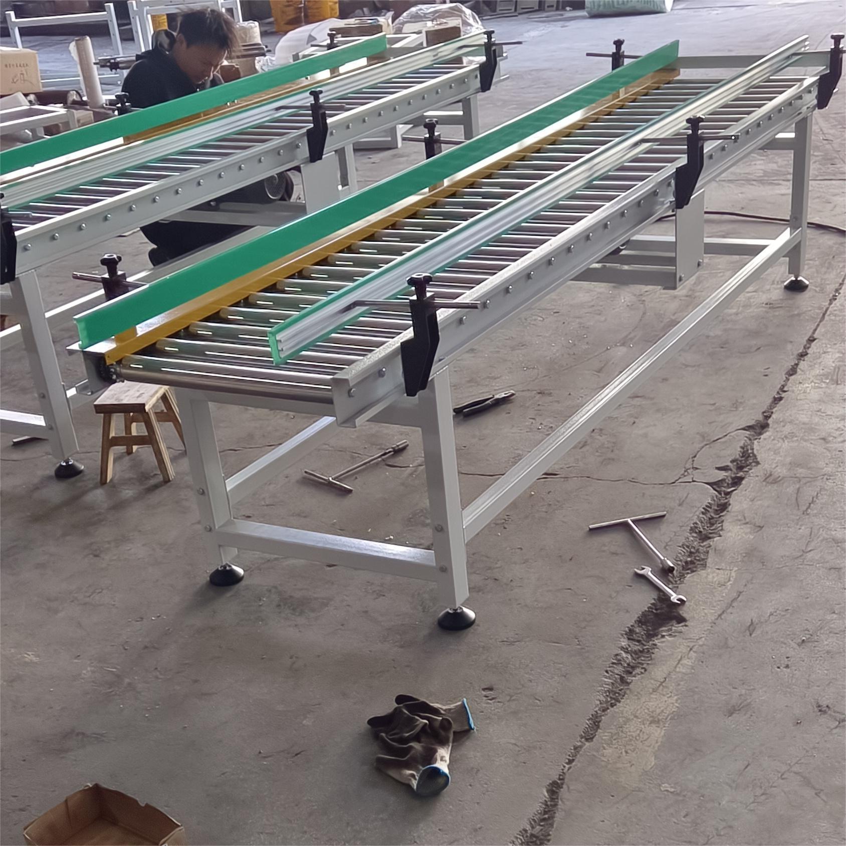 非标定制动力滚筒输送机 桶装水 纸箱码垛输送机 可调速