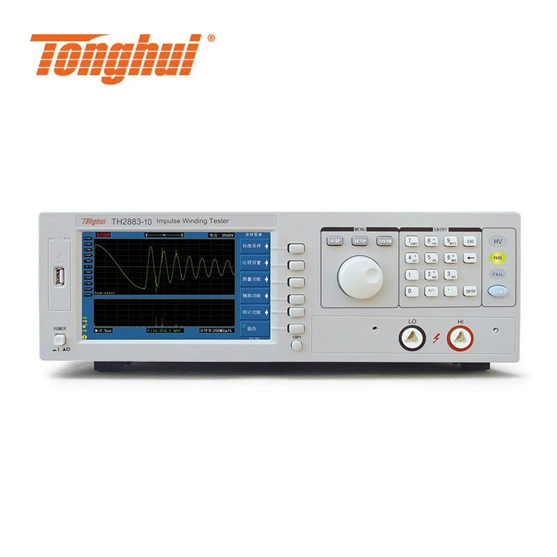 Tonghui TH2883-1 одноканальный тестер импульсных катушек TH2883S8-5 многоканальный тест обмоточного элемента