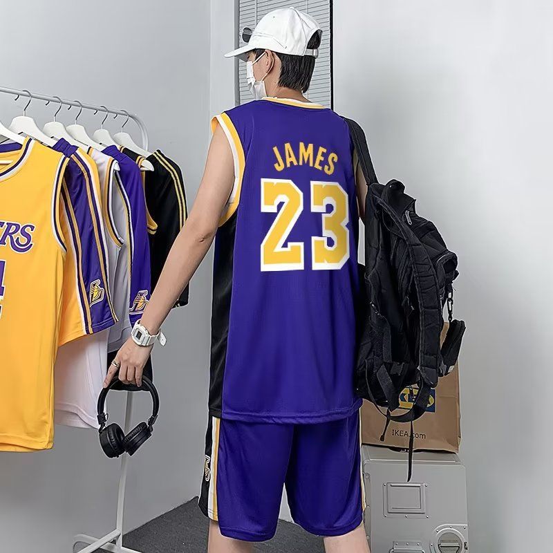 James Curry Basketball Uniform Suit Kobe Irving Harden Jersey Vest Adult Jersey Men's Two-Piece Suit Factory