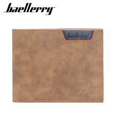 新しいbaellerryオールマッチ財布メンズショートハイエンドビジネスマルチカードスロット横型財布財布