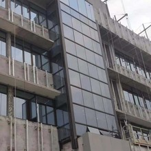 厂家定制工程 隐框明框玻璃幕墙 商用别墅自建房钢化玻璃外墙