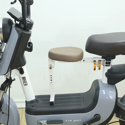 Electric Vehicle Child Seat, Electric car child seat - brown-single-seat