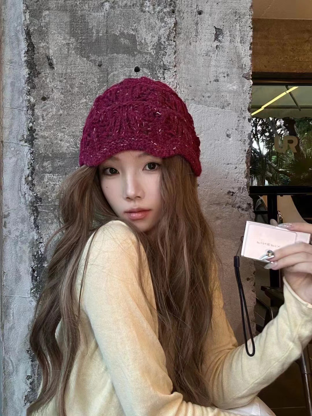 Early Autumn Temperament Style With Wool Yarn Hat Knitted For Warmth Niche Ins Retro Bucket Hat Toe Cap Basin Hat For Women_voghion.com