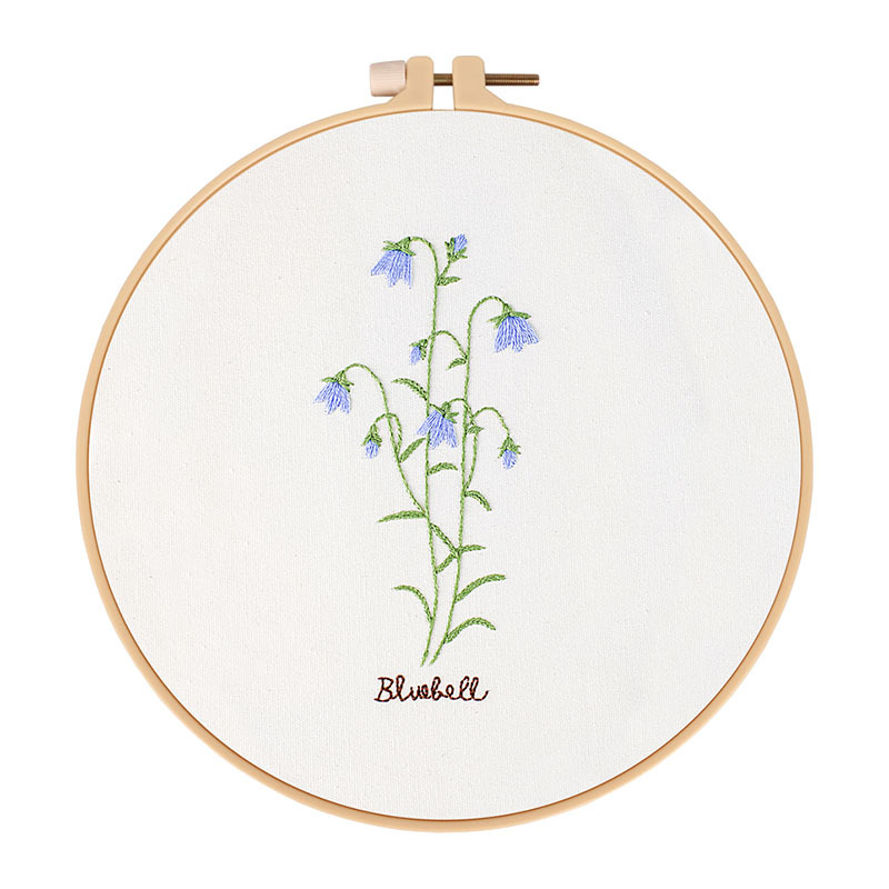 Lavanda flor hoja hermosa DIY material de bordado paquete auto-bordado tela arte nuevos guantes pieza traje de costura