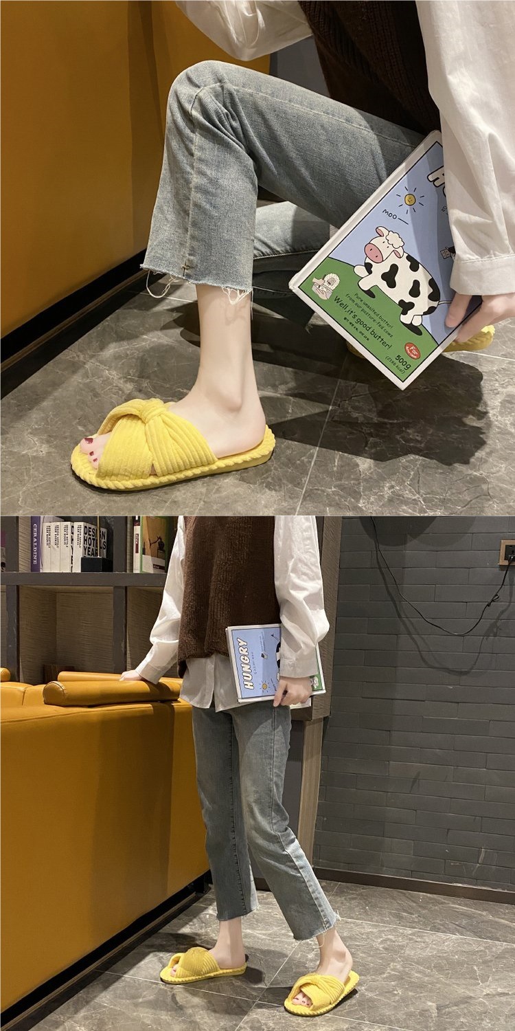 Pantofole termiche lavabili in lavatrice da donna, in pile, regolabili, a punta aperta, estive, autunnali, per interni ed esterni_voghion.com