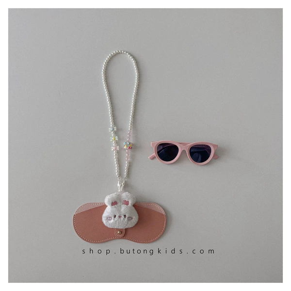 Pink + Rice Chain Rabbit Pink Bag (Children)