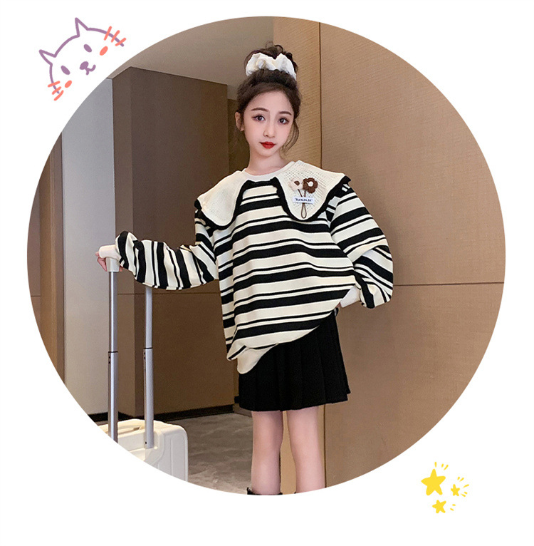 女童卫衣春秋款2023新款洋气儿童秋装长袖小女孩秋季童装宽松上衣详情13