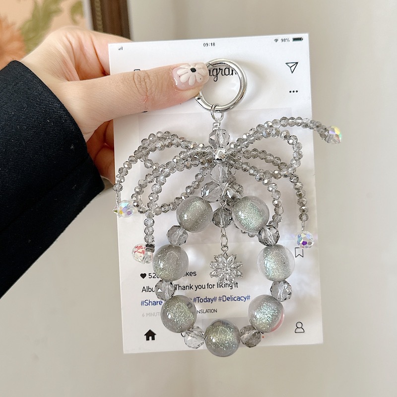 Boutique hecho a mano de alta gama para colgar cadena de teléfono móvil, cadena corta, cordón de teléfono móvil de moda, colgante de mensajero corto