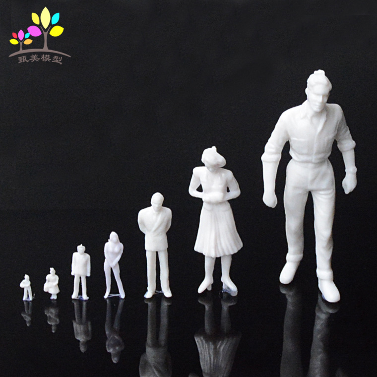 Mini muñeca modelo miniatura paisaje simulación personaje blanco muñeca edificio arena Mesa escena material hecho a mano