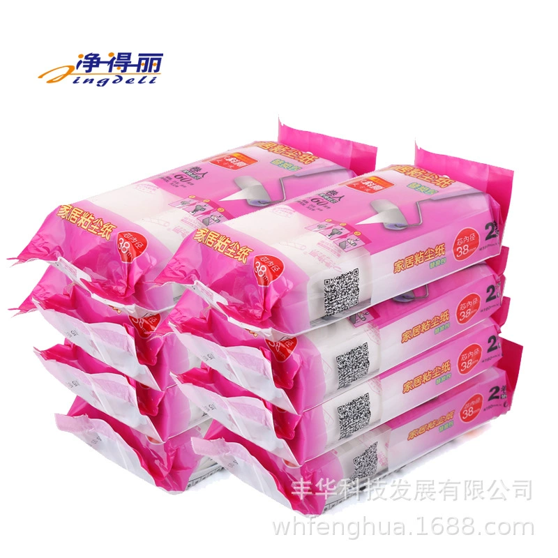 Manufacturer Jingdeli Hair Adhesive Roller Paper Hair Adhesive Replacement Core Inclined Tear Hair Large Replacement Core Wholesale