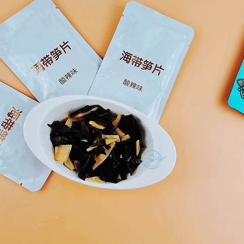 Jinyu kelp mountain bamboo shoots 160g bagged spicy and sour crispy bamboo shoot snack summer casual spicy snack kombu