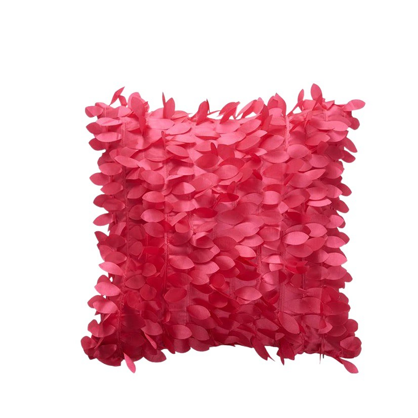 Amazon многоцветный трехмерный лист автомобильная наволочка для дома Гостиница диван наволочка атласный чехол для спинки