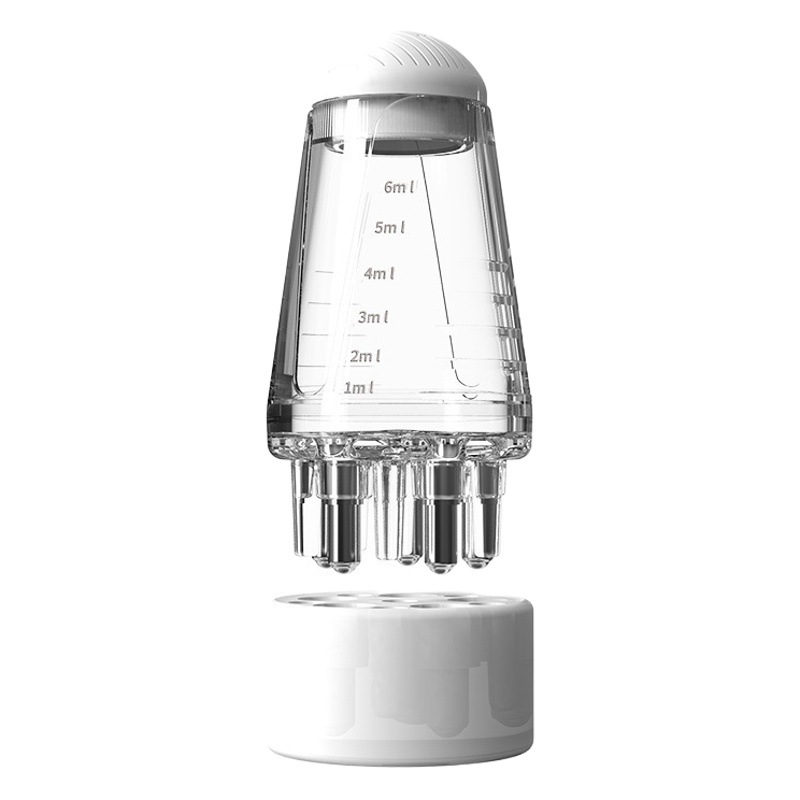 One-piece delivery Mino scalp medicine dispenser hair fixing liquid medicine guide comb medicine feeder head essential oil ball massage comb
