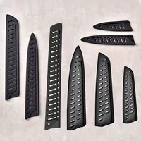 Knives Edges Guards Черные пластиковые ножны различных размеров шеф-повар нож фруктовый нож набор