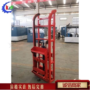 Trash can vertical dumping hoist factory linear lifting dumper small mobile dumping rack