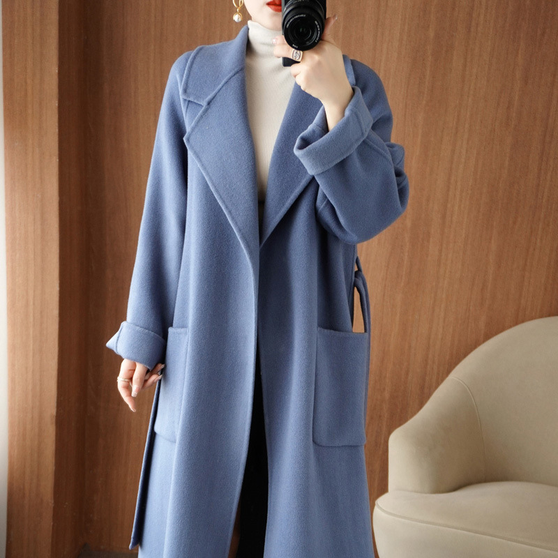 헤이즈 블루 럭셔리 하이엔드 롱 스타일