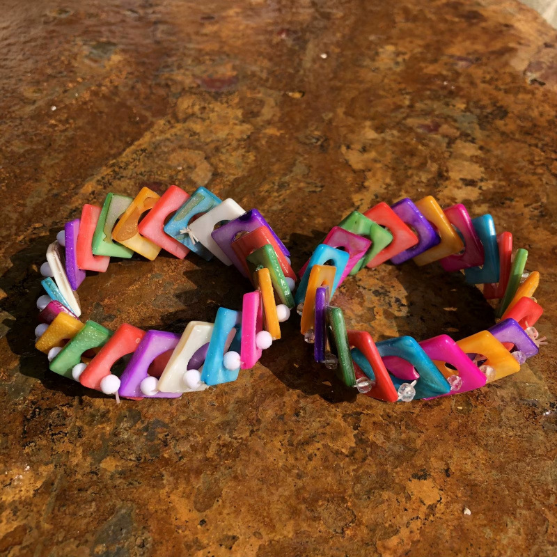 Conchas naturales conchas pulseras collares diy fresco versátil joyería correa de mano tienda artesanía característica fuente