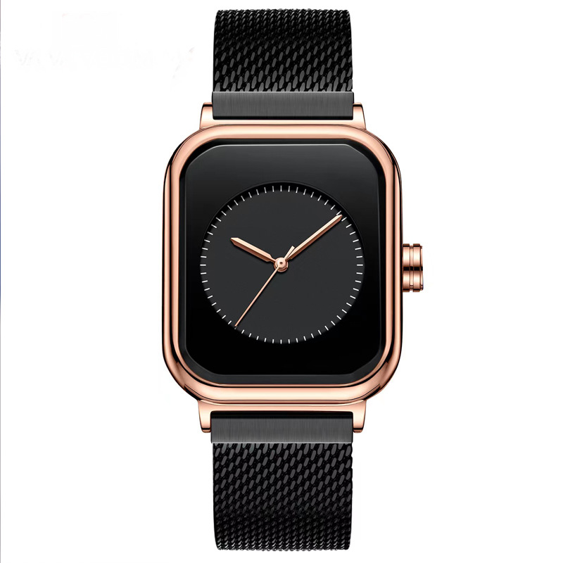 方形黑色米兰带