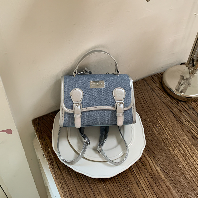 Nicho de diseño bolso de mano mujer 2026 nuevo exquisito bolso cuadrado de estilo extranjero mini mochila de alto nivel mochila image 12