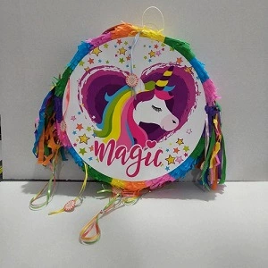 Круглый Пината Рождественская подарочная коробка Пината Вечеринка Декор Детский праздник День рождения Стук Игрушка