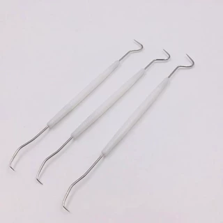文玩穿珠三通钩针手串工具佛珠钩针引线钩子小钩针diy穿珠饰品