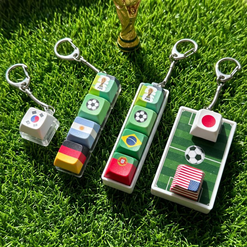 World Cup Football Brazil Argentina Korea Japan National Flag Mechanical Keyboard Keycaps Stress Relief Finger Toy World Cup Football Brazil Argentina Korea Japan National Flag Mechanical Keyboard Keycaps Stress Relief Finger Toy