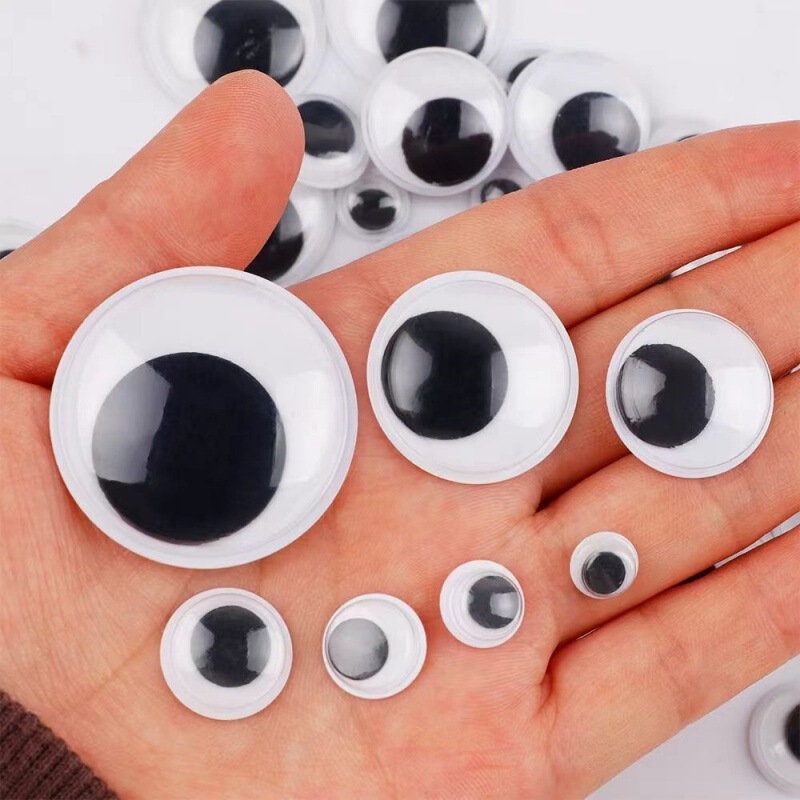 Small Package Fun Kidsren's Handmade DIY Black and White Movable Eyes with Adhesive Movable Eye Patches Movable Eyes Small Package Fun Kidsren's Handmade DIY Black and White Movable Eyes with Adhesive Movable Eye Patches Movable Eyes