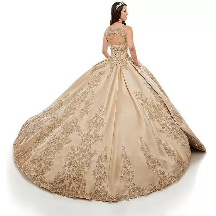 Nuevo vestido de noche 2026 para mujer, colorido, con falda abullonada, para bodas, actuaciones internacionales, coros vocales y presentaciones.