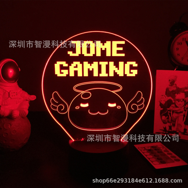 Cross-border new game fairy tale 3D night light touch remote control LED stereo table lamp desktop decoration creative Cross-border new game fairy tale 3D night light touch remote control LED stereo table lamp desktop decoration creative