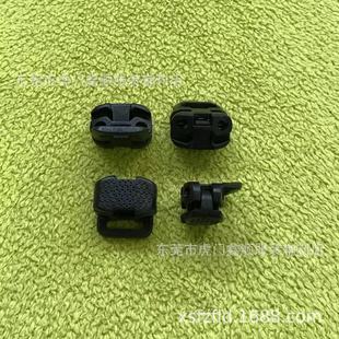 Manufacturer Supply of Double-hole Plastic Spring Buckles, Elastic Rope Adjustment Buckles, Plastic Shoelace Buckles, Clothing and Hat Anti-slip Buckles