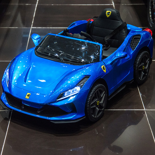 Ferrari Kids Electric Toy Car Four-Wheel All-Terrain Vehicle Swinging Car Remote Control Car Suitable for 1-12 Year Old Children