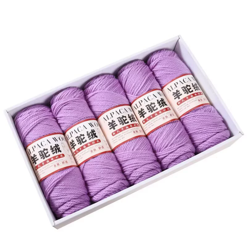 Моток пряжи альпака velvet, 100 г, для вязания шарфа, свитера, куртки — мягкая и тёплая