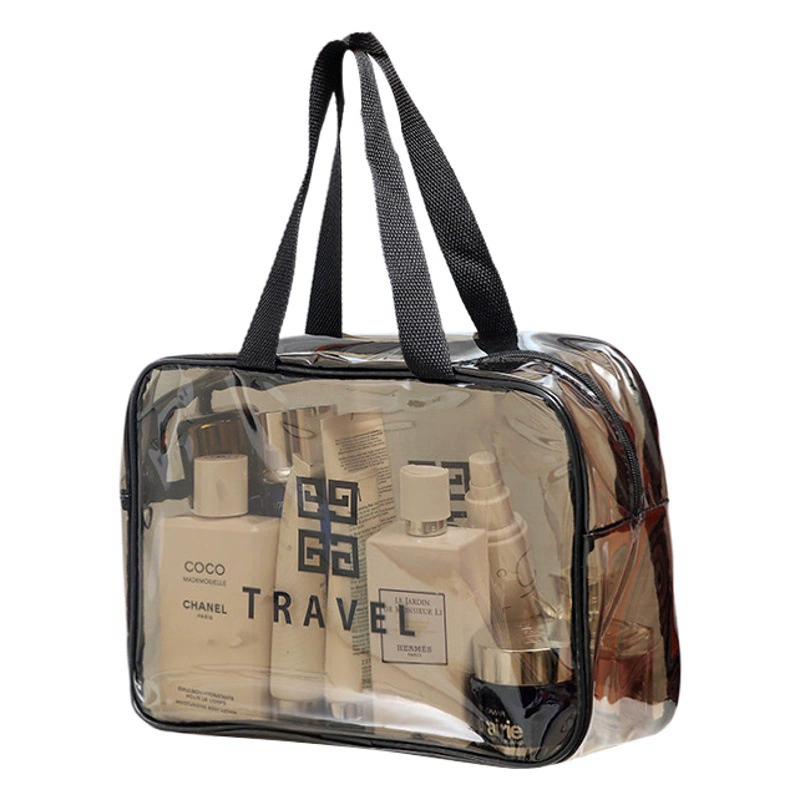 Новая прозрачная косметичка из ПВХ для хранения водонепроницаемая косметичка портативная косметичка для туалетных принадлежностей