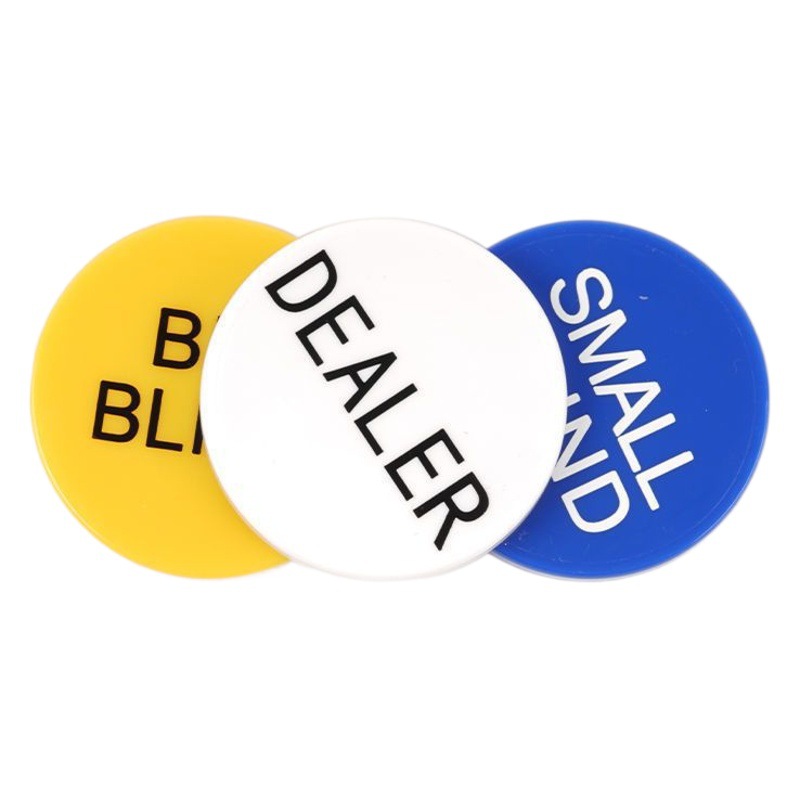 Texas poker accessories Zhuang brand Zhuang film Zhuang code large small size dealer Zhuang code chip digital round wear-resistant