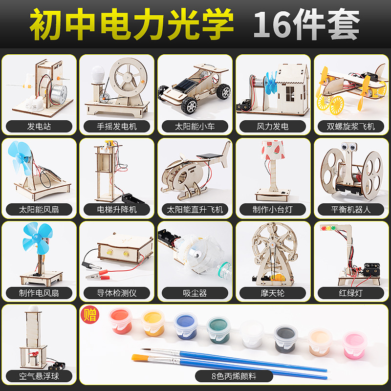 중학교 전력 광학 16점 세트