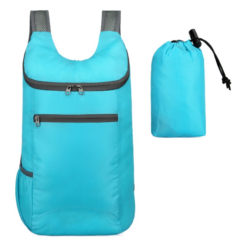 Outdoor Portable Skin Bag Backpack Lightweight Foldable Sports Backpack Travel Bag Gift Bag Printable LOGO