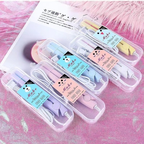 Women's dry and wet two-in-one styling, straight and curly two-in-one mini straight curling iron, hair plate, waved hair, bangs, inwards, electric straight plate