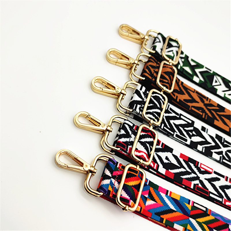 Polyester Stripe Bag Strap display picture 2