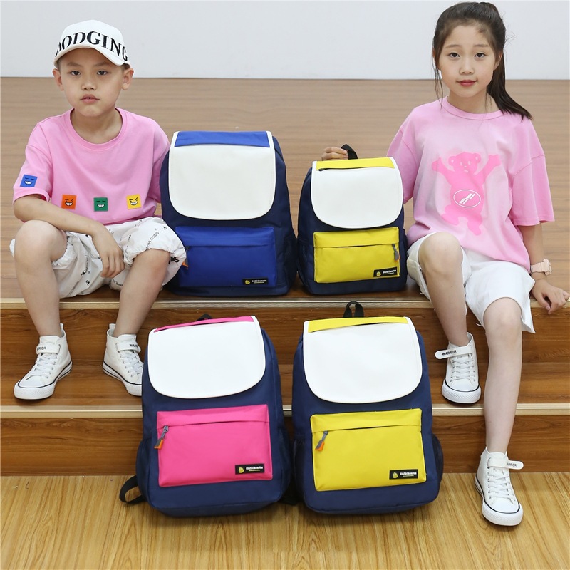 Nuevas mochilas escolares de jardín de infantes, mochila de bebés ligera, mochila de moda para niños y niñas, mochila de estudiantes primarios