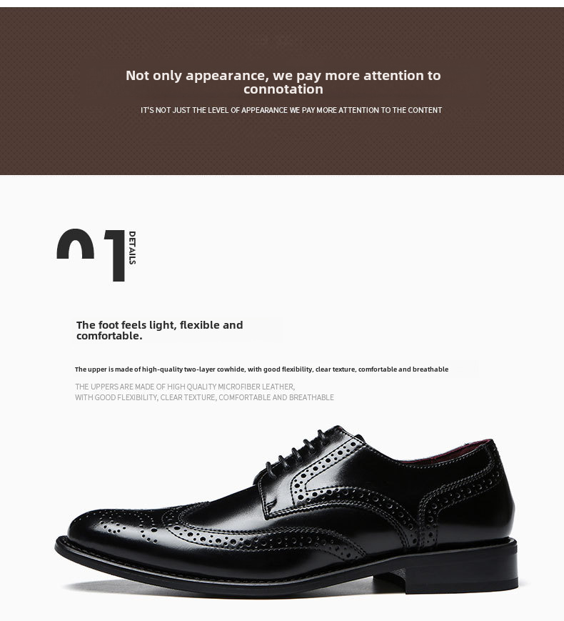 British Style Men's Business Leather Shoes - Formal Footwear_voghion.com