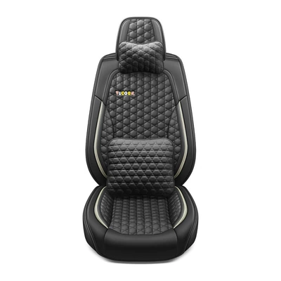 Universal seat cover — Seat Cushion, Full Leather, Small Q - ink-black-standard-edition