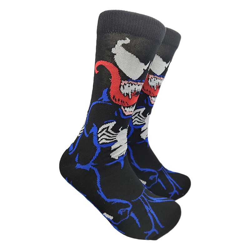 Su Yu tejido transfronterizo suministro de calcetines de media pantorrilla medias de marca de moda para hombres y mujeres personalidad calcetines europeos y americanos para hombres y mujeres calcetines deportivos para patinetas