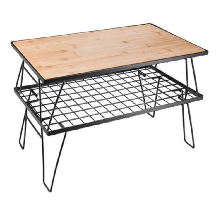 Открытый складной сетчатый стол бамбуковая доска обеденный стол Кемпинг портативный стол для барбекю многоцелевая походная посуда сушилка сетчатый стол