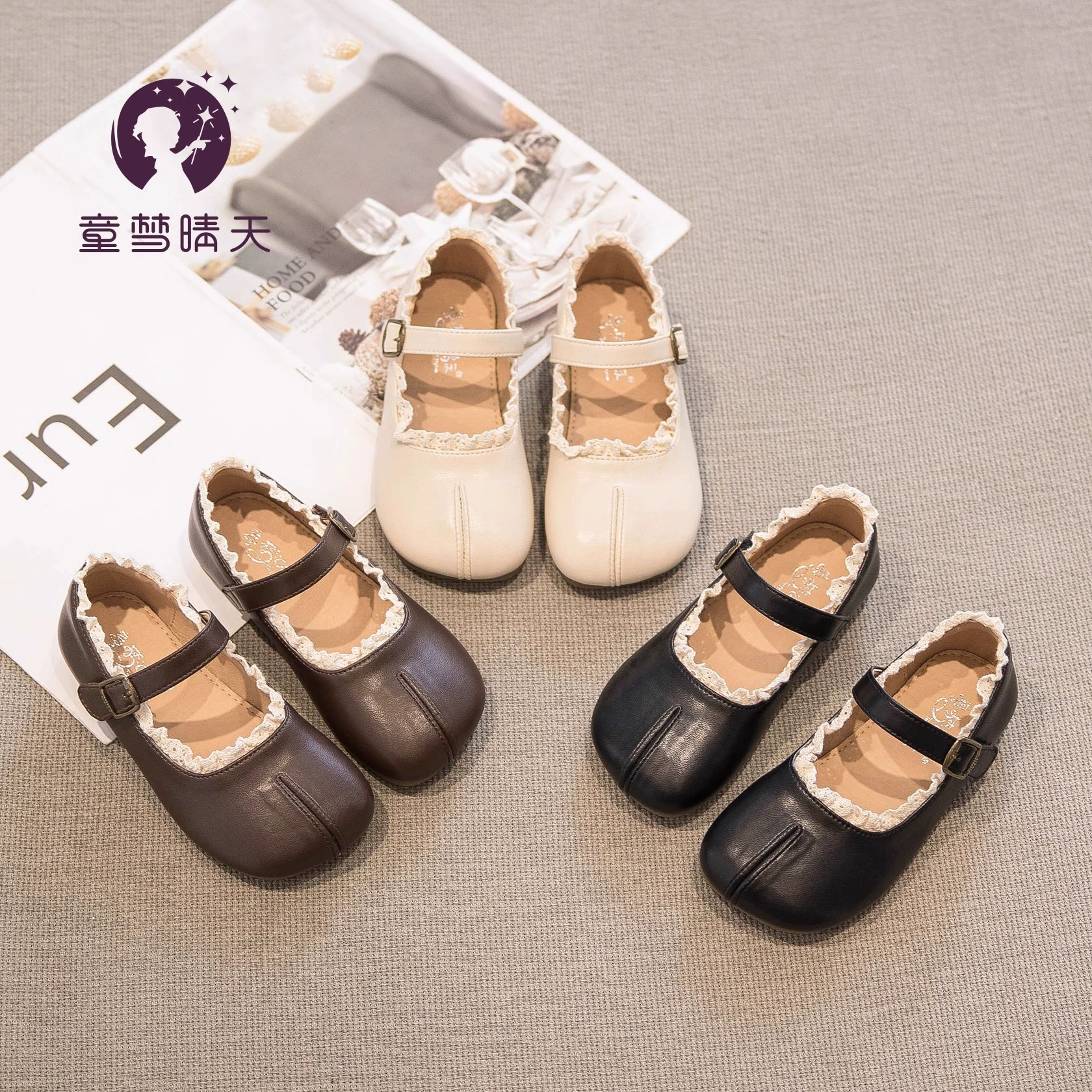 Маленькие кожаные туфли для девочек 2025 новые весенние и осенние детские туфли Принцесс туфли для девочек
